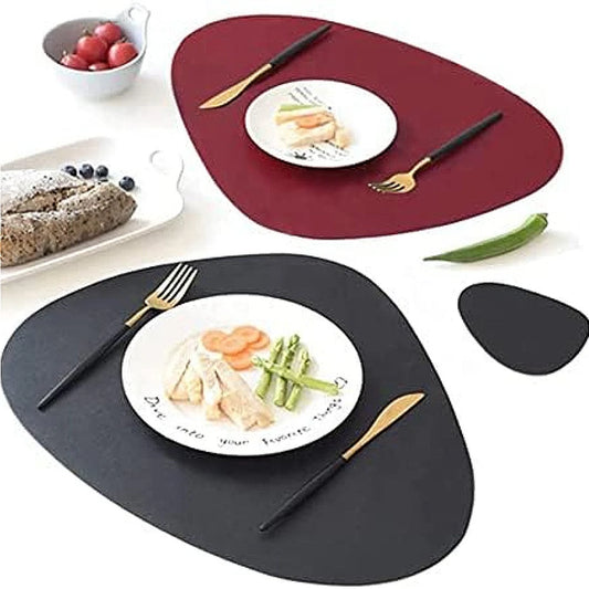 Faux Leather Dual-Sided Placemats