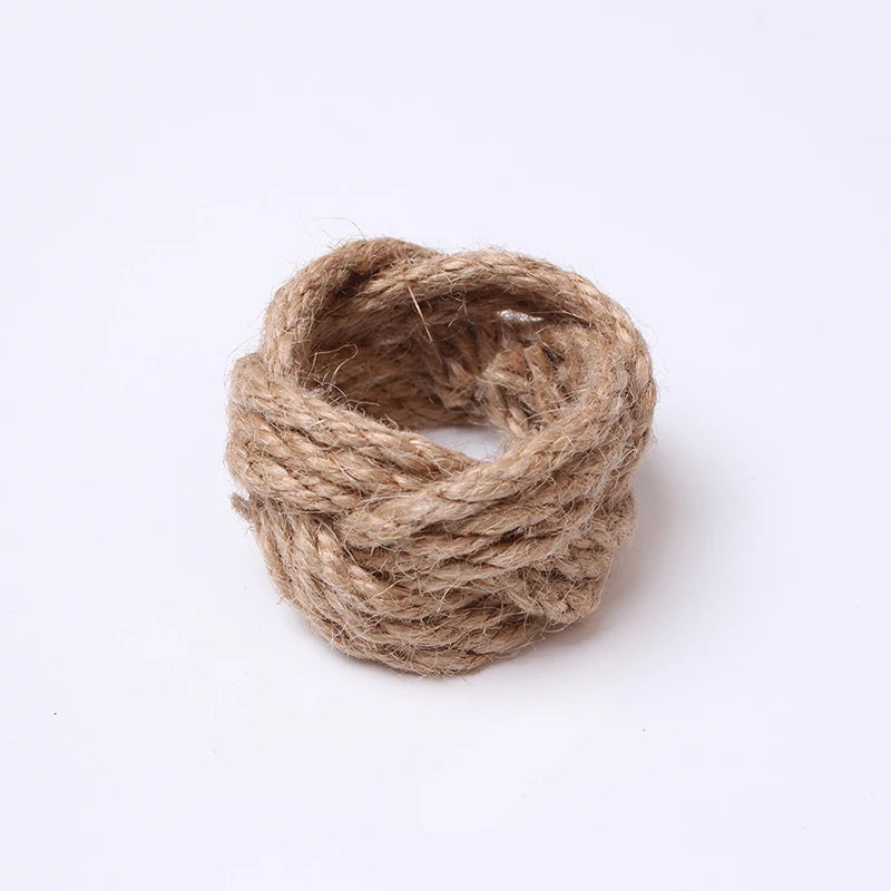 Natural Rope Napkin Ring