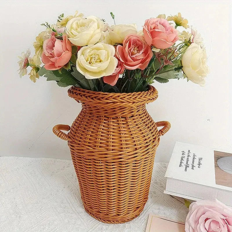 Rattan Flower Basket