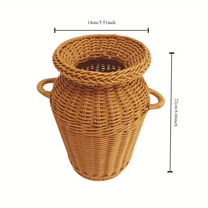 Rattan Flower Basket