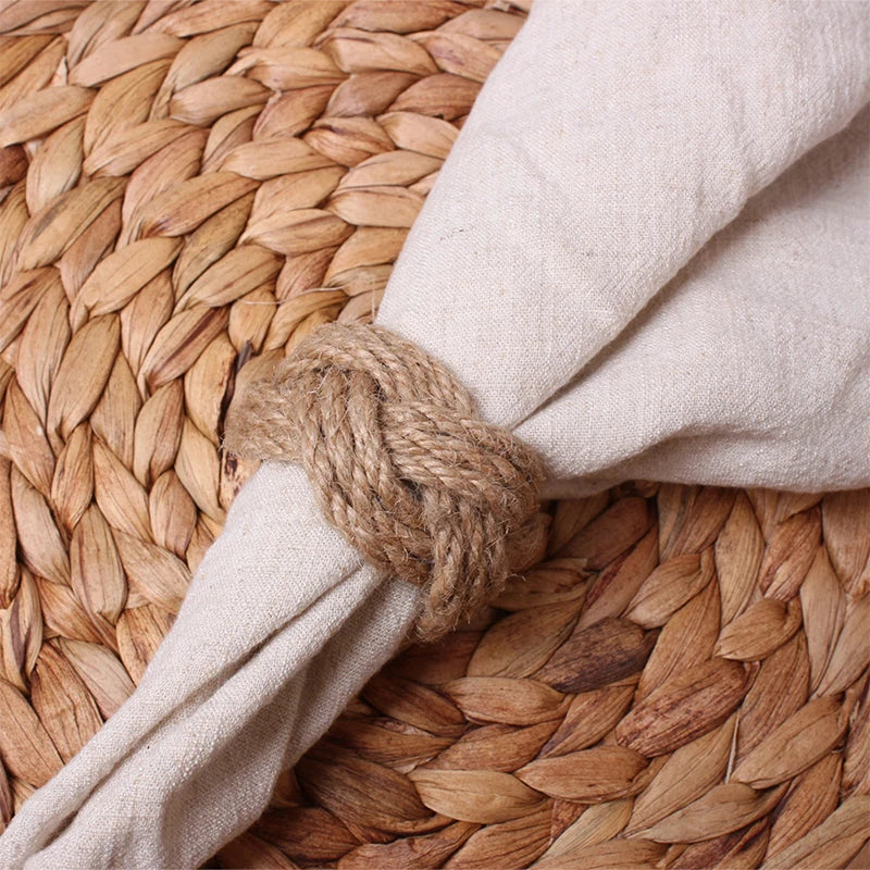 Natural Rope Napkin Ring