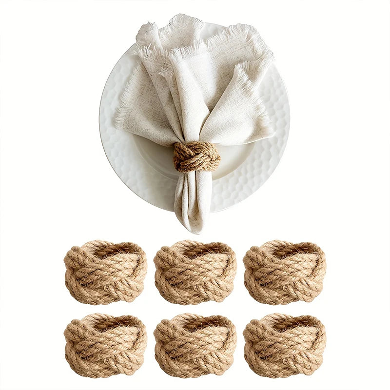 Natural Rope Napkin Ring