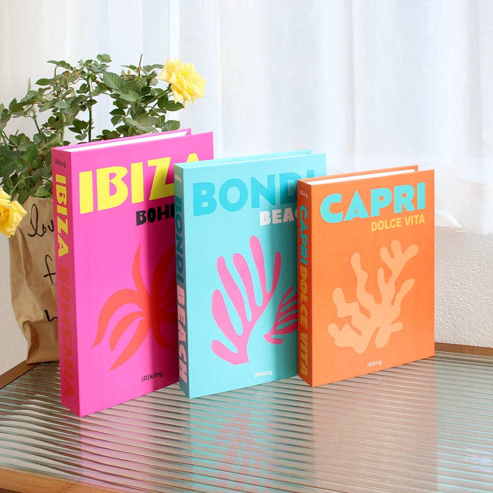 Decorative Fake Books Set