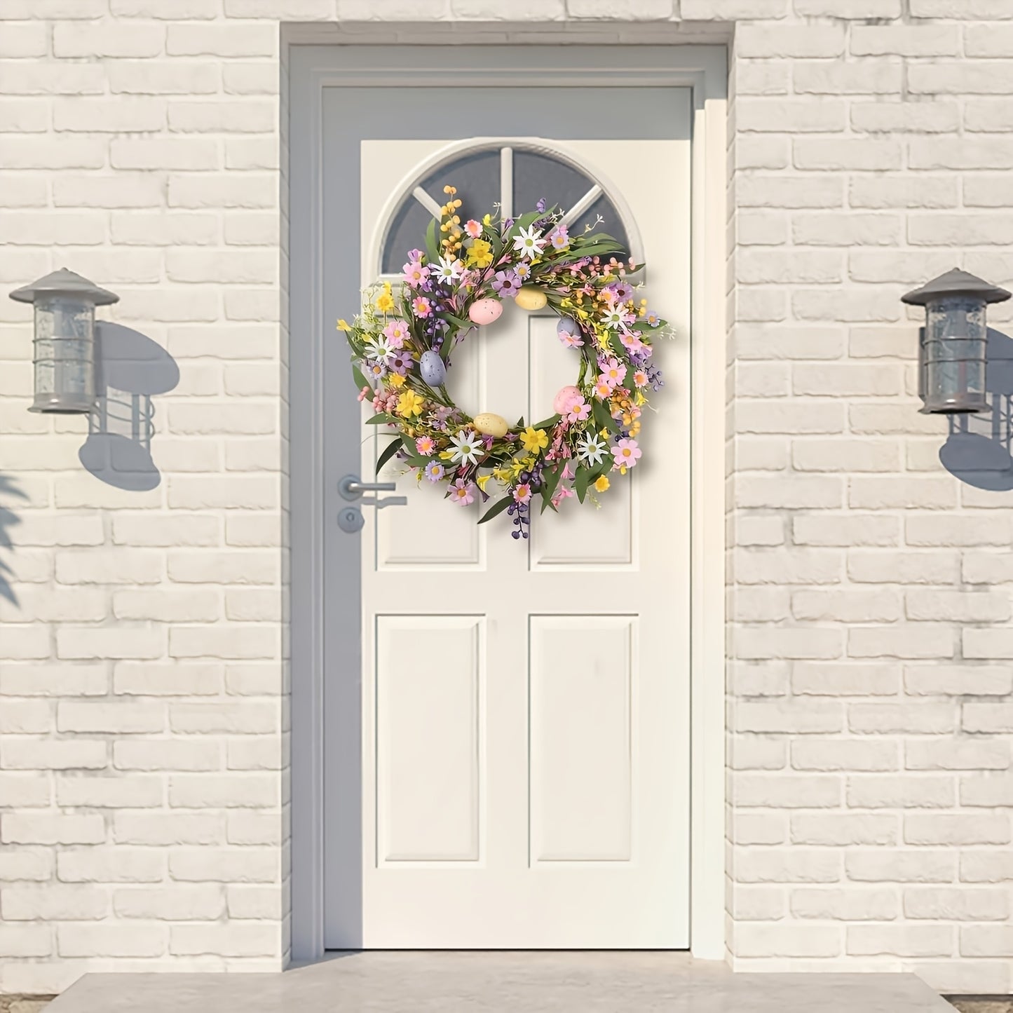 Floral Easter Wreath